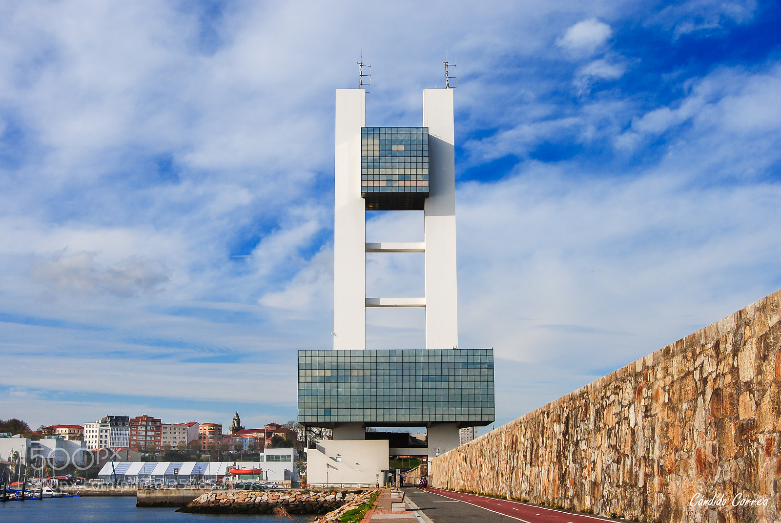 Nikon D3000 sample photo. Torre de control mar photography