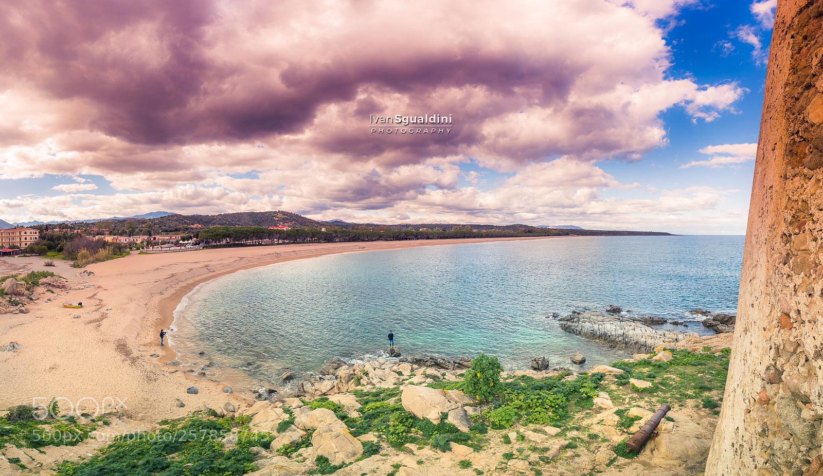 Canon EOS 6D sample photo. Barisardo beach. view from photography