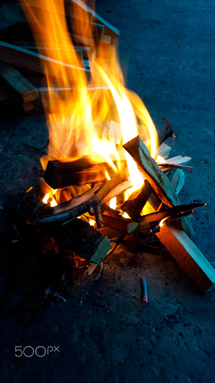BlackBerry Z10 sample photo. Set fire while it pours photography