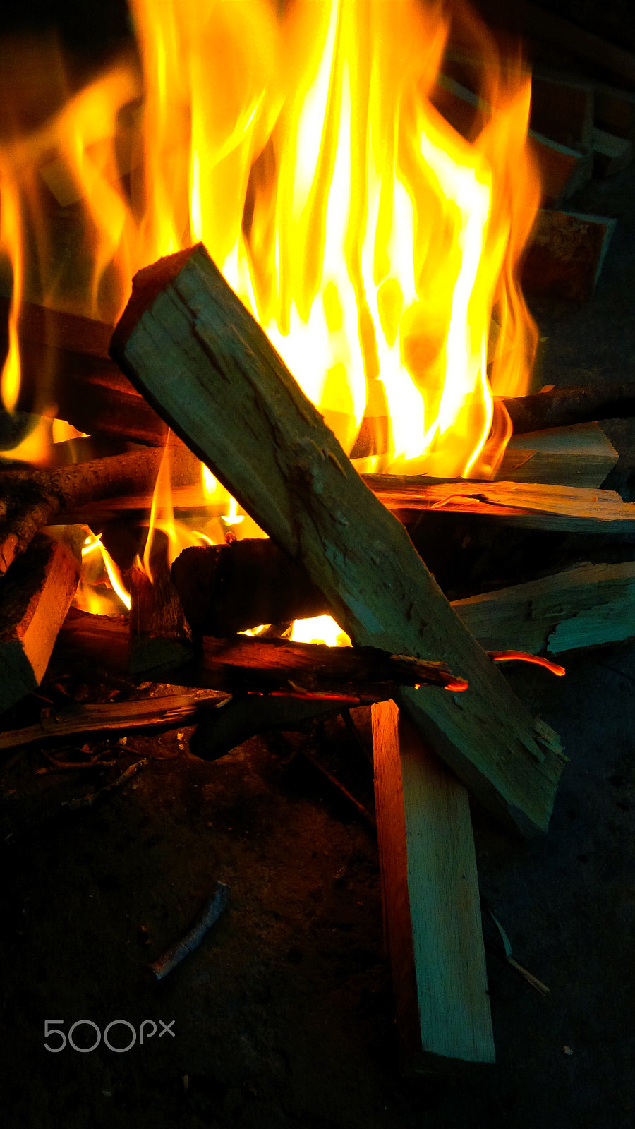 BlackBerry Z10 sample photo. Set fire while it pours photography