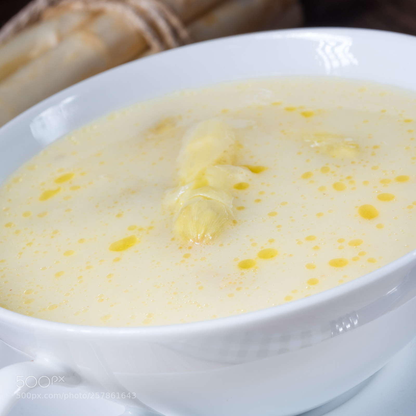 Nikon D810 sample photo. Rustic white asparagus cream photography