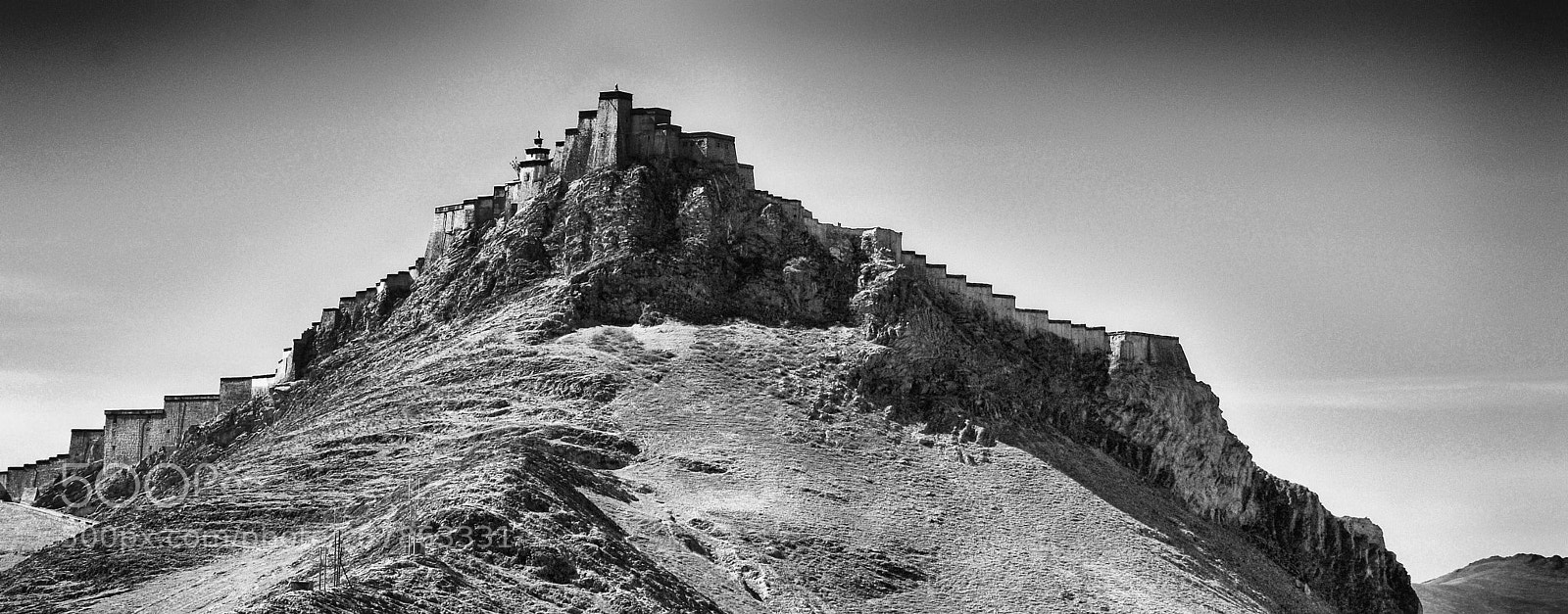 Nikon D200 sample photo. Tibet forteresse photography