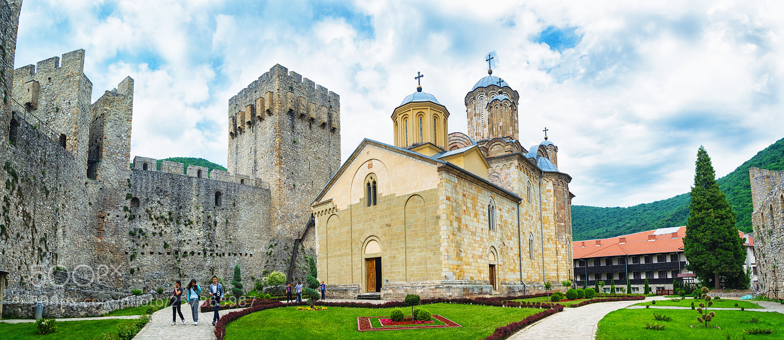 Nikon D3300 sample photo. Manasija monastery near city photography