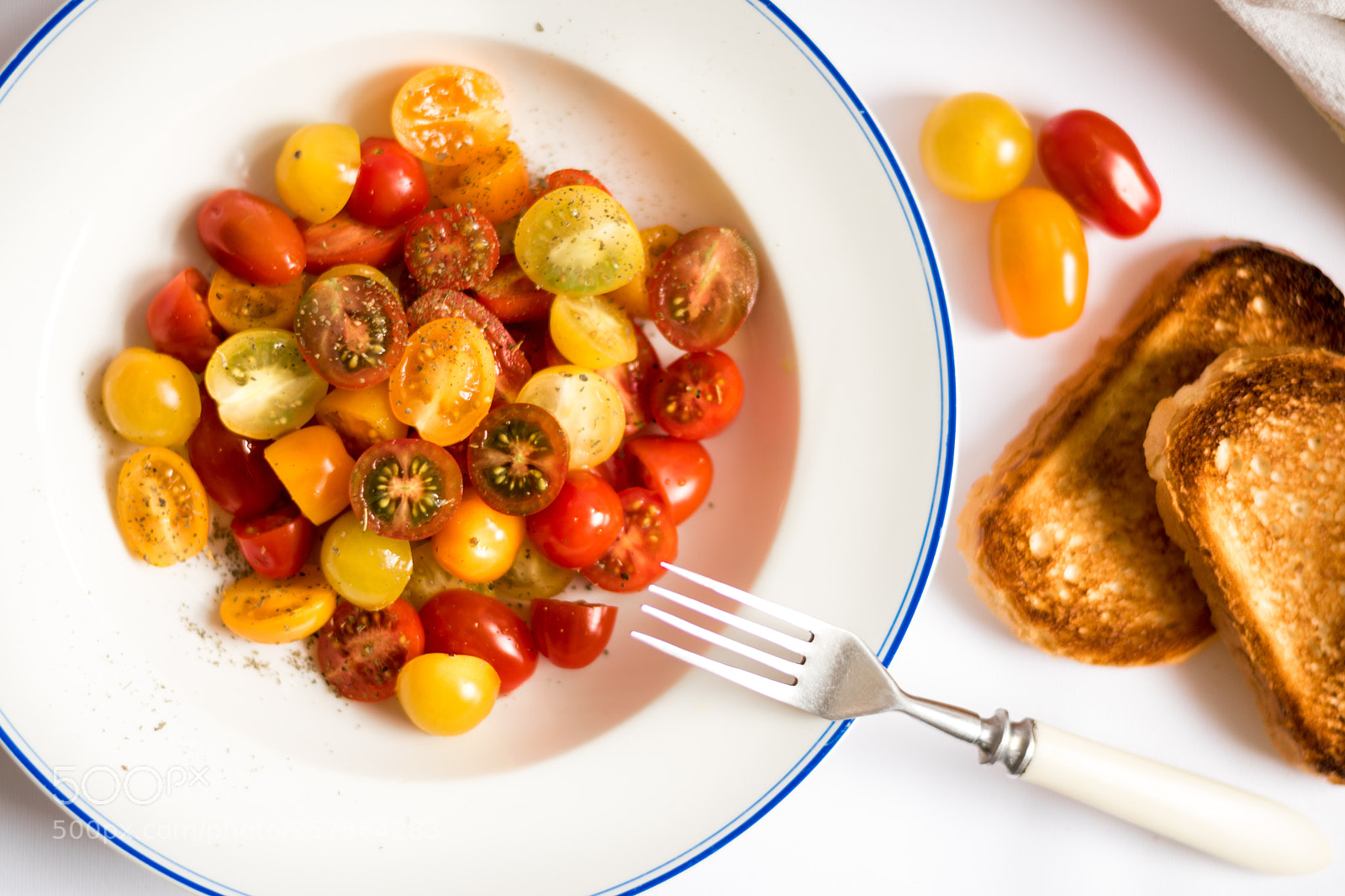 Nikon D5500 sample photo. Salad of cherry tomatoes photography