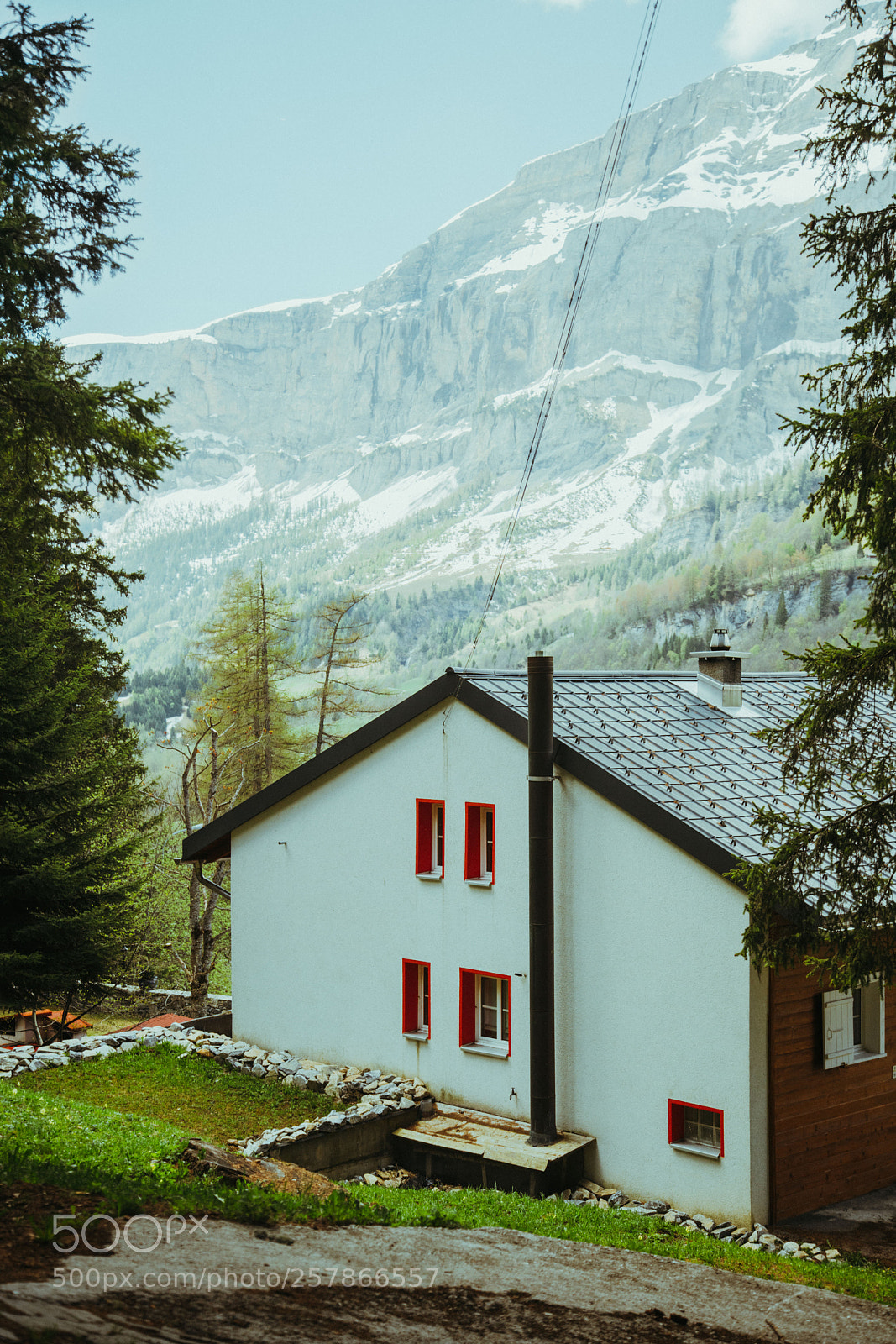Sony a7R II sample photo. Swiss house photography