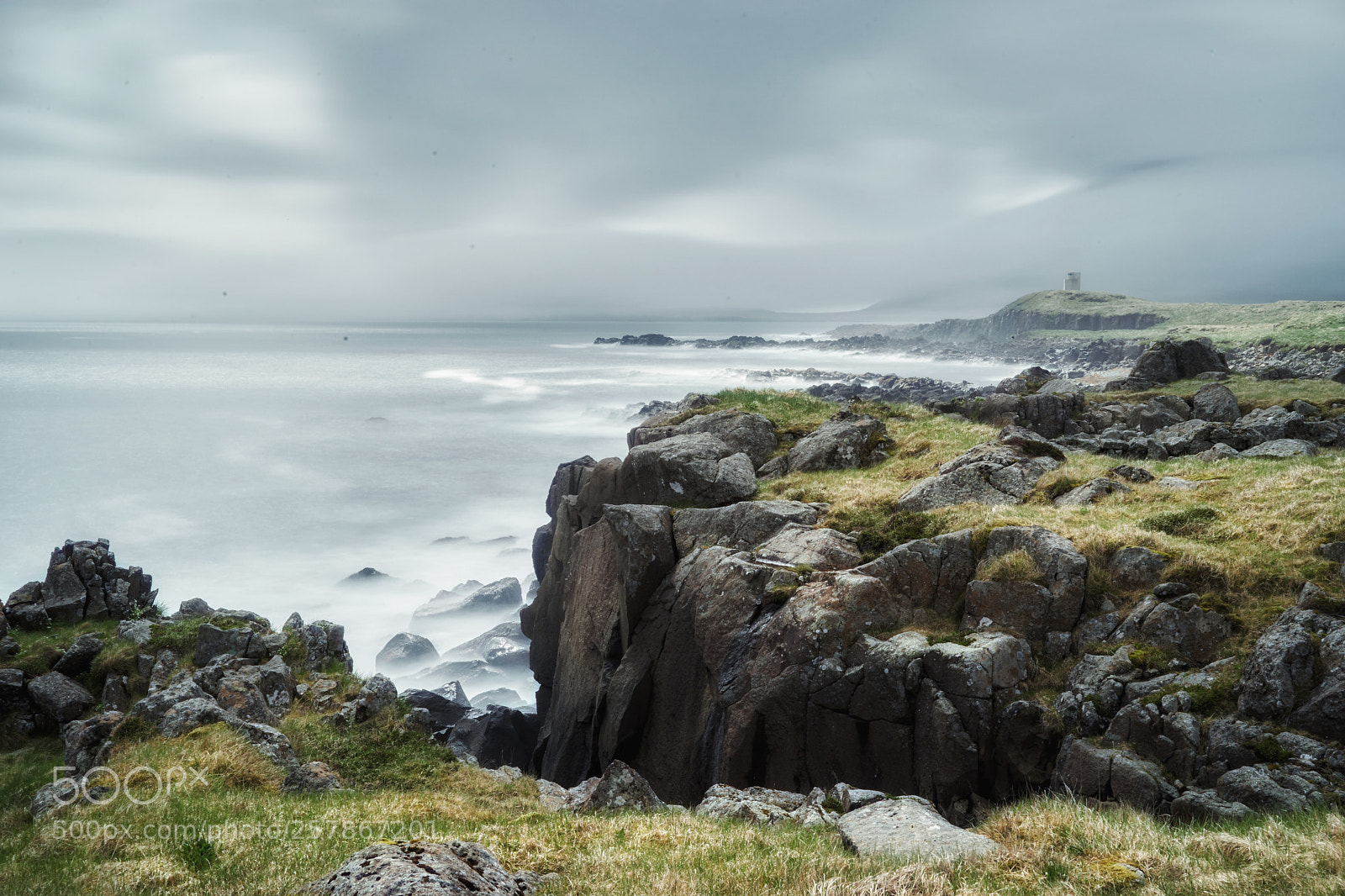 Sony a7 II sample photo. Lighthouse on horizon photography