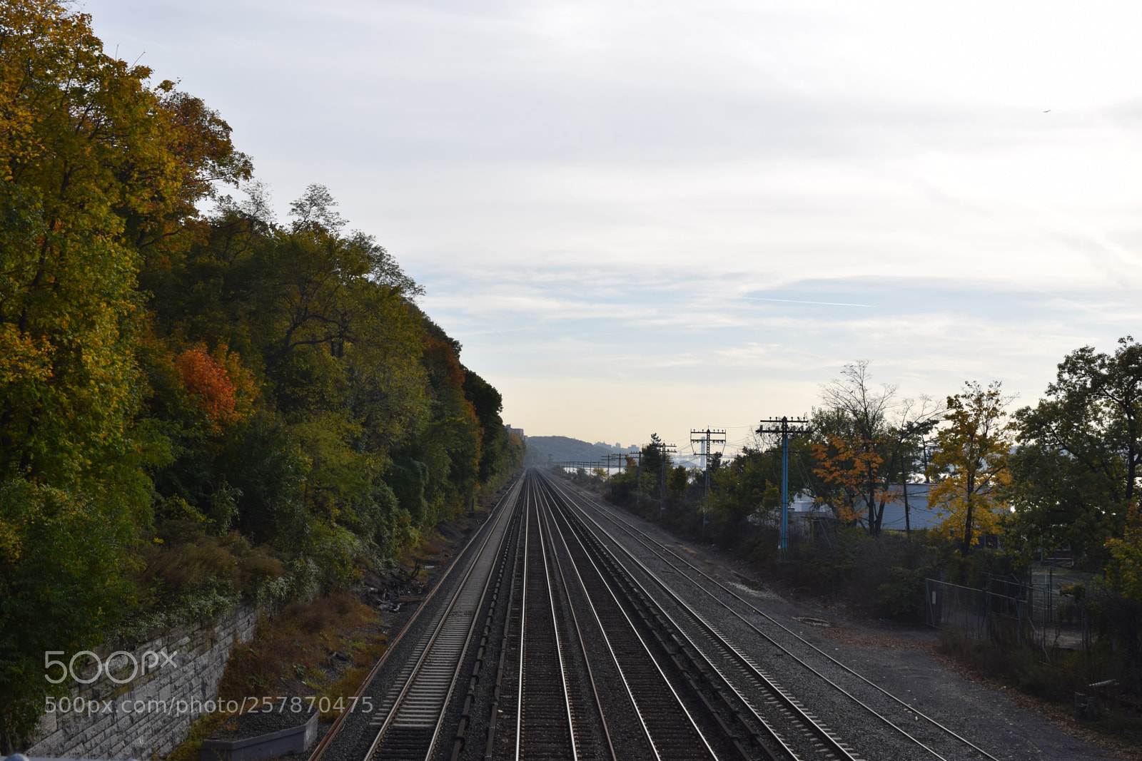 Nikon D3300 sample photo. Empty train tracks photography