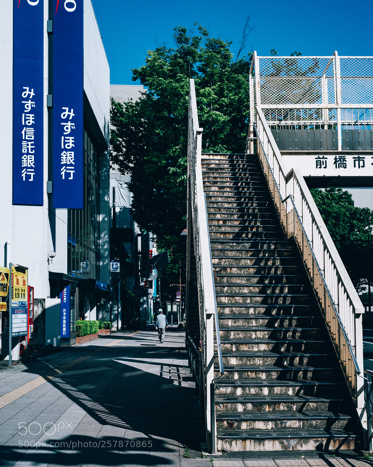 Sony a7R III sample photo. Overpass stairs photography