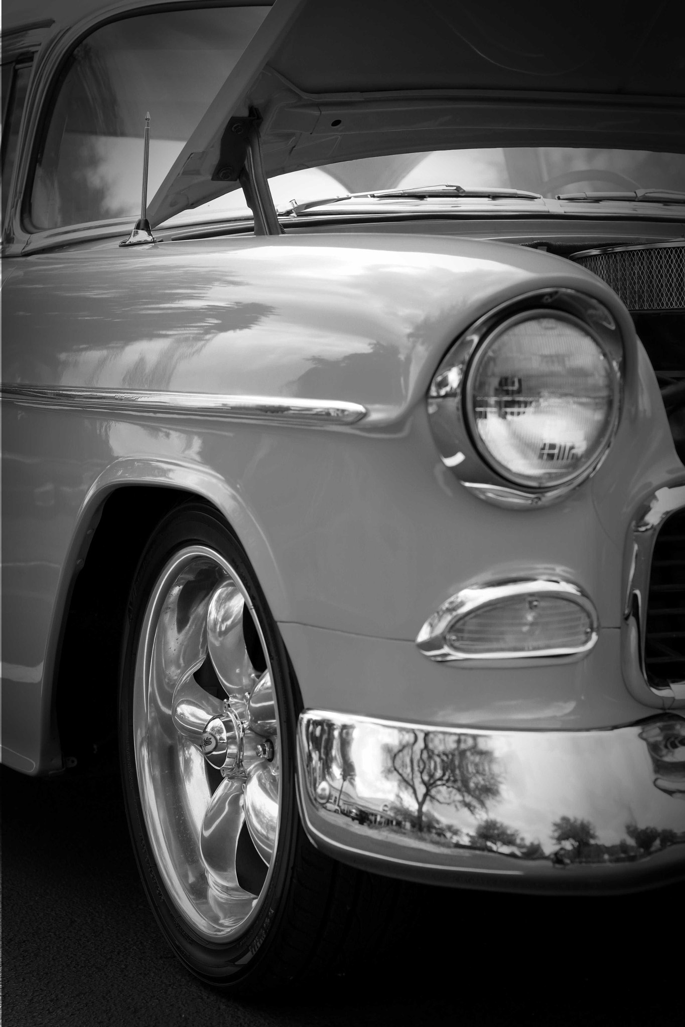 Canon EOS 1300D (EOS Rebel T6 / EOS Kiss X80) sample photo. 55 chevy front photography