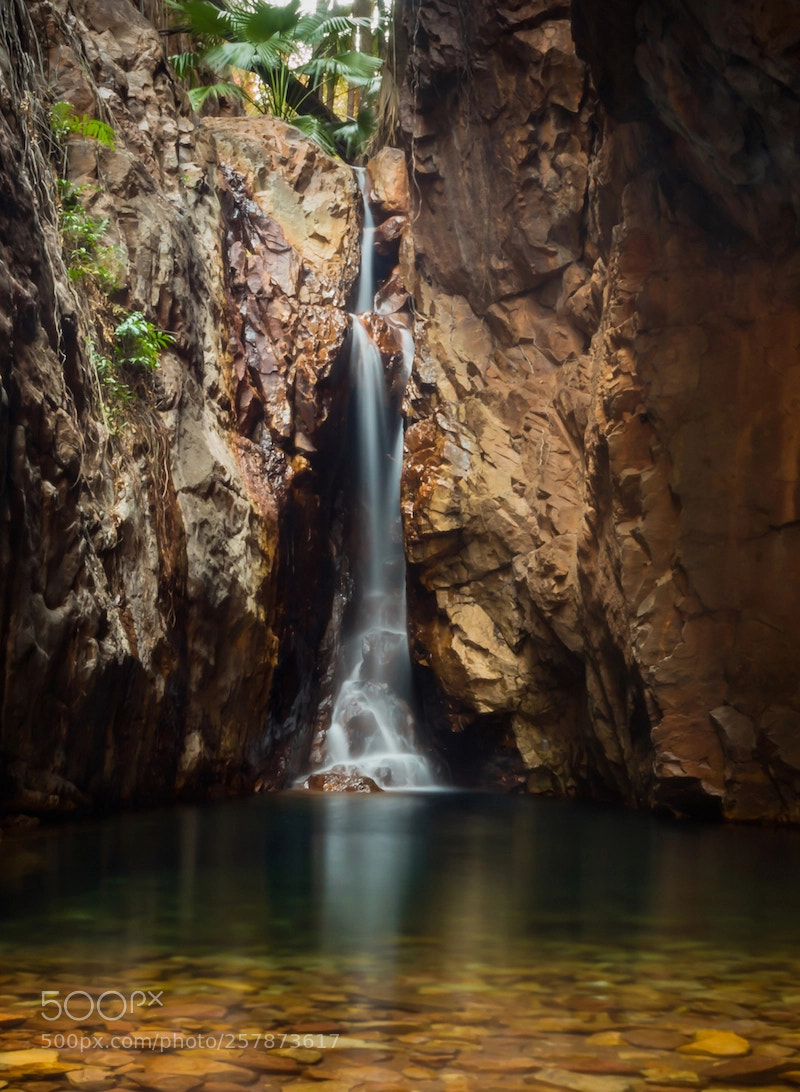 Olympus OM-D E-M5 II sample photo. Gibb river road waterfall photography