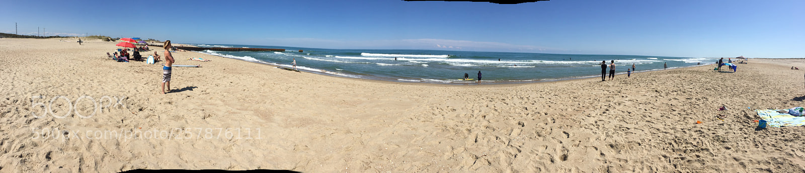 Apple iPhone 6 sample photo. Panoromic beach photography