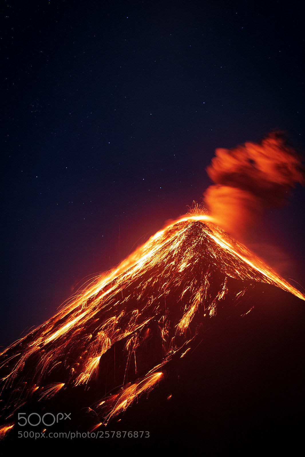 Canon EOS 6D sample photo. Volcán de fuego  photography