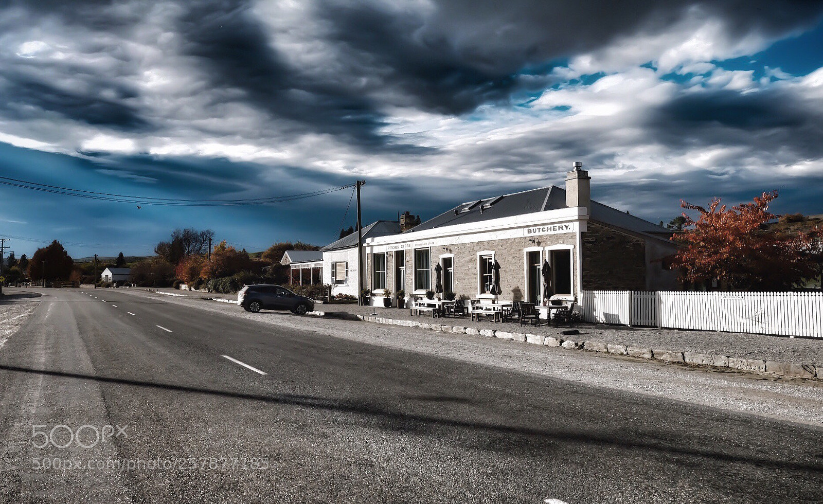 Fujifilm X-H1 sample photo. Small town, big sky photography