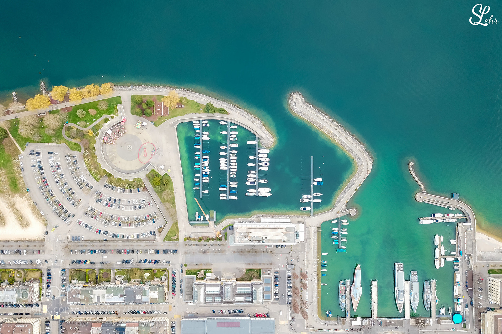 DJI FC220 sample photo. NeuchÂtel suisse photography