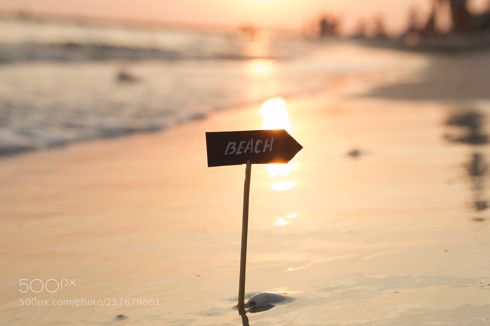Canon EOS 70D sample photo. Beach sign and sunset photography