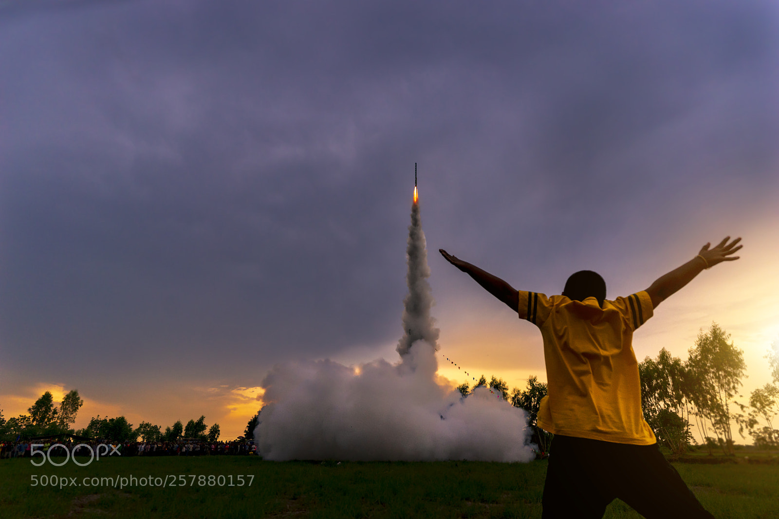 Sony a7 sample photo. Rocket festival photography