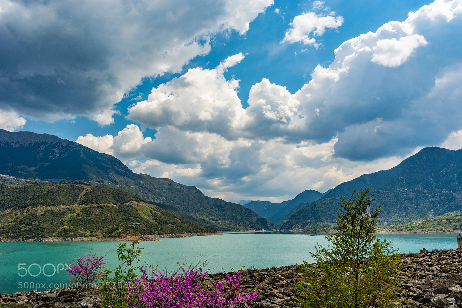 Nikon D5200 sample photo. Reservoir of evinos river photography
