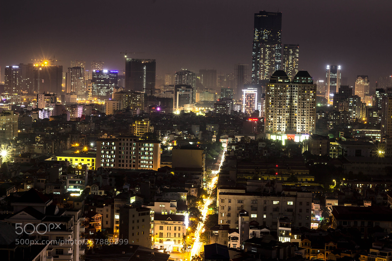 Canon EOS 600D (Rebel EOS T3i / EOS Kiss X5) sample photo. Skyline hanoi photography