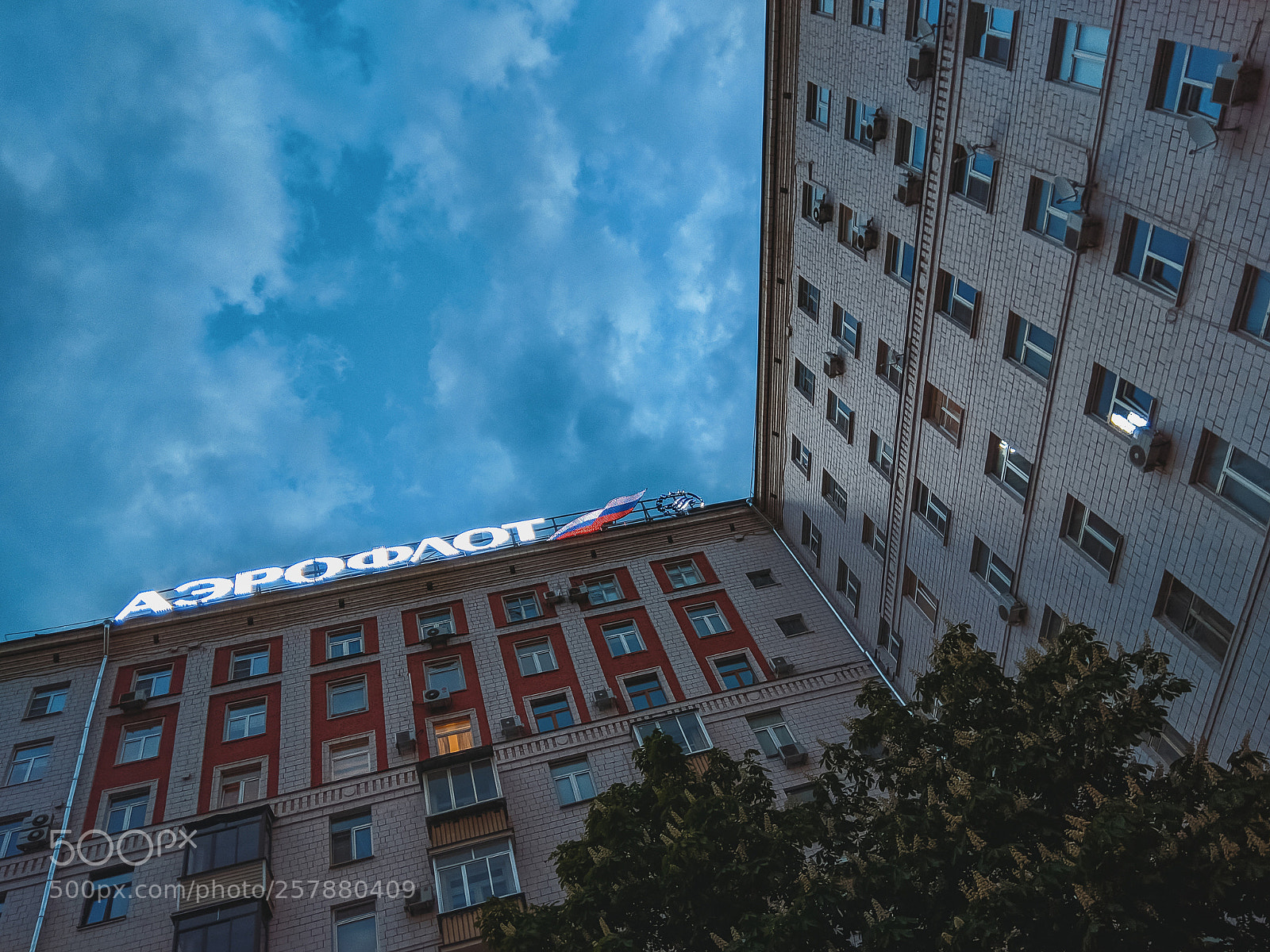 Xiaomi Redmi Note 4 sample photo. Evening moscow photography