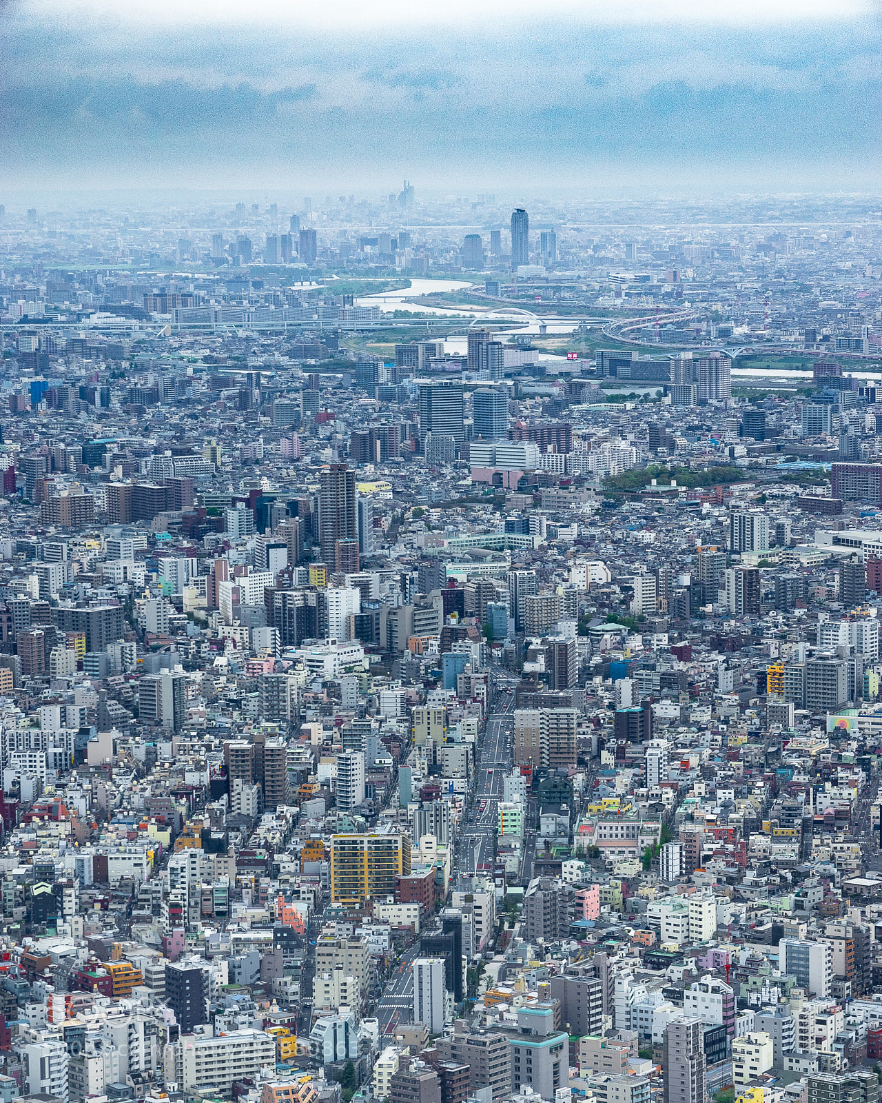 Pentax K-3 II sample photo. Tokyo from tokyo skytree photography