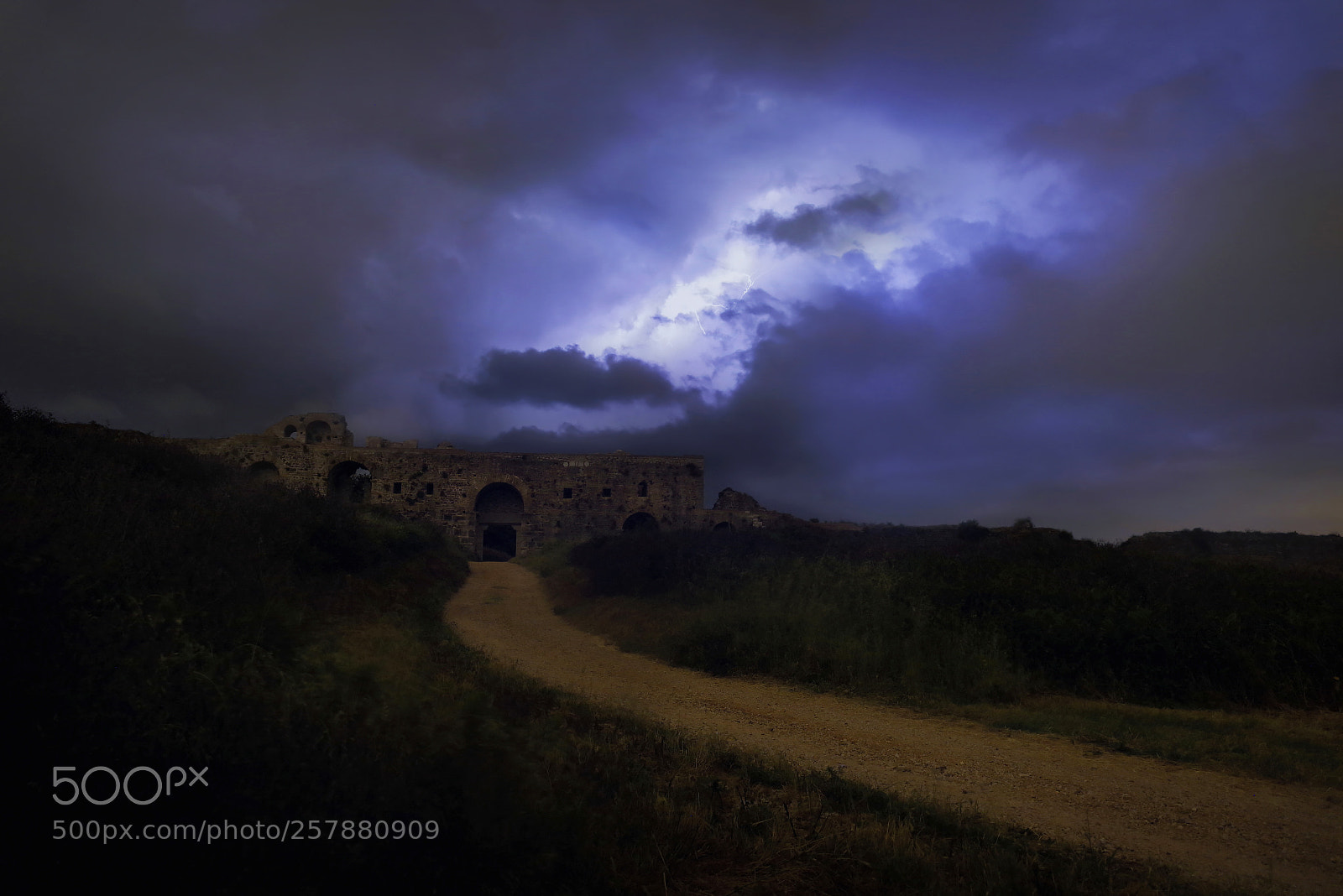 Pentax K-1 sample photo. Storm behind the walls photography