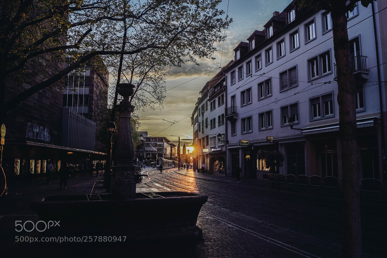 Sony SLT-A68 sample photo. Freiburg sunset photography