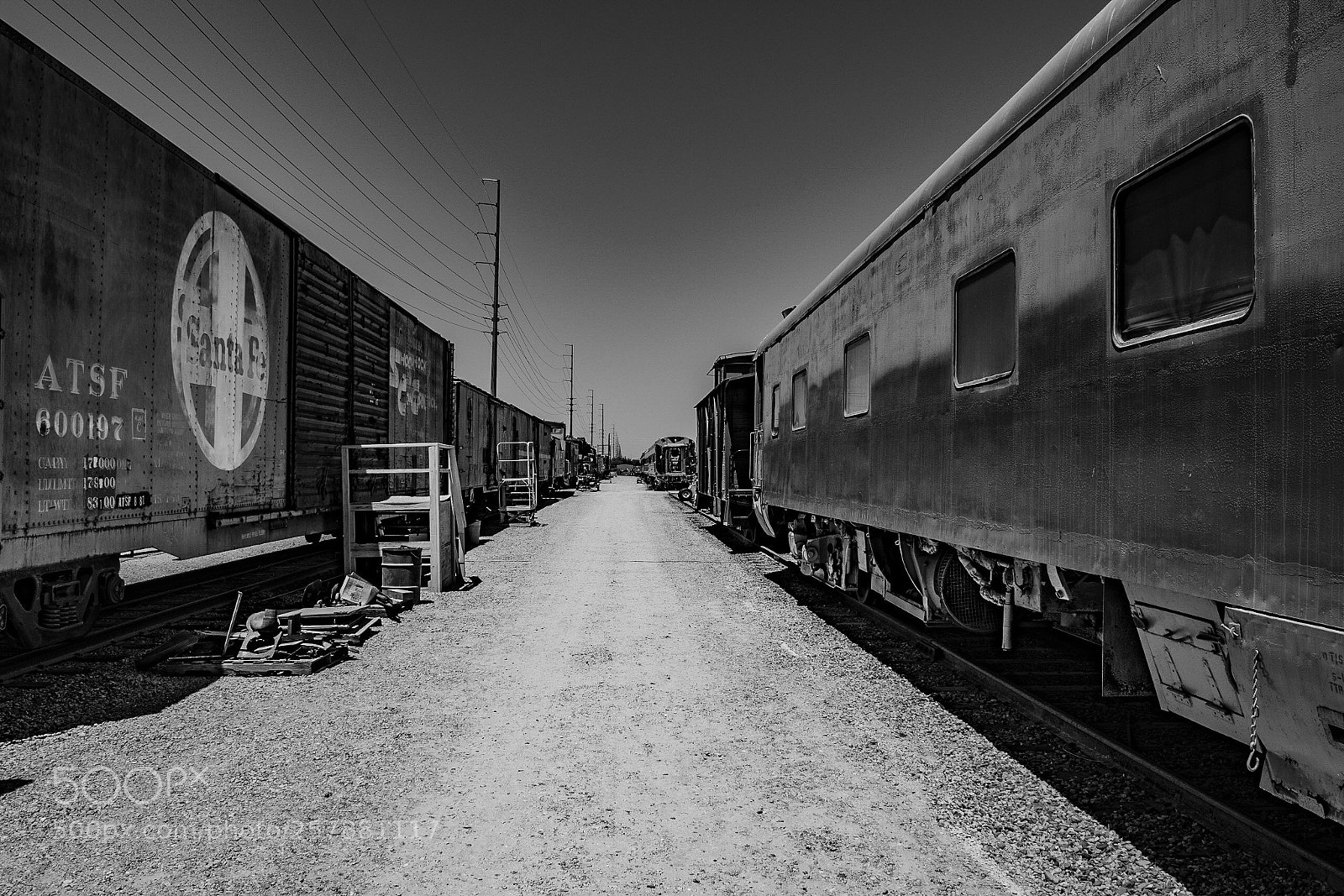 Nikon D7500 sample photo. Rail yard photography