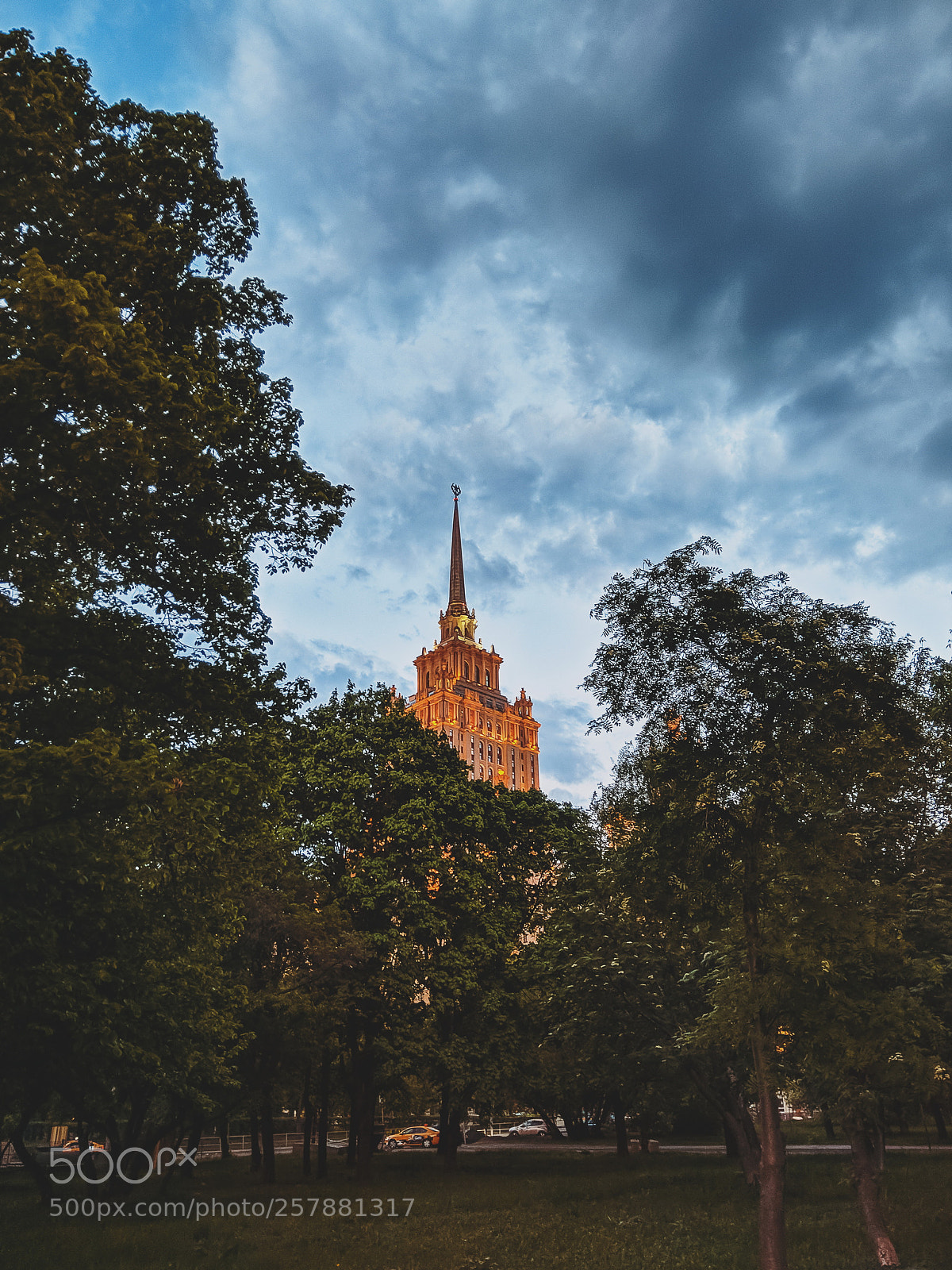 Xiaomi Redmi Note 4 sample photo. Evening moscow photography
