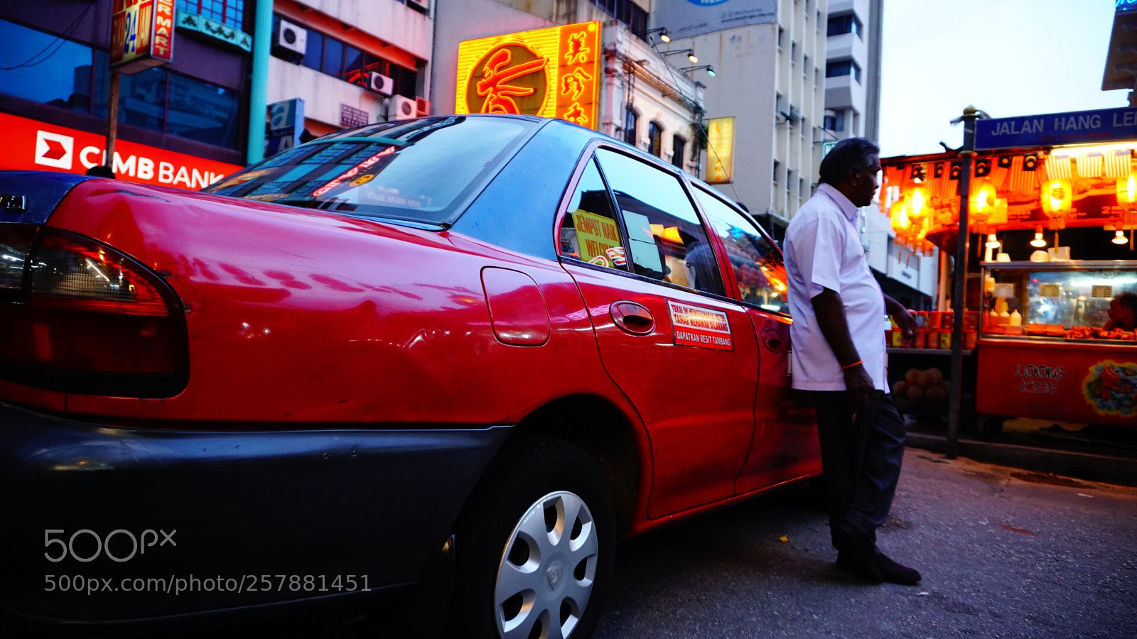Sony a6300 sample photo. Red cab photography