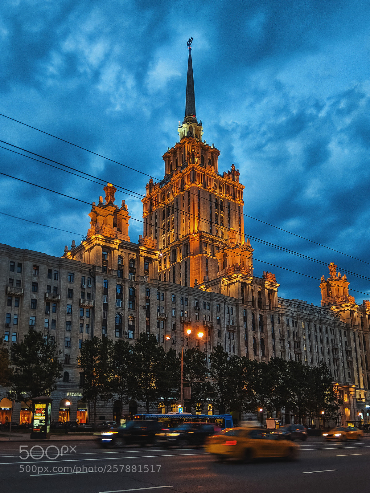 Xiaomi Redmi Note 4 sample photo. Evening moscow photography