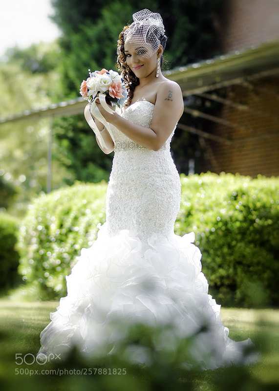 Olympus OM-D E-M5 II sample photo. Bride photography