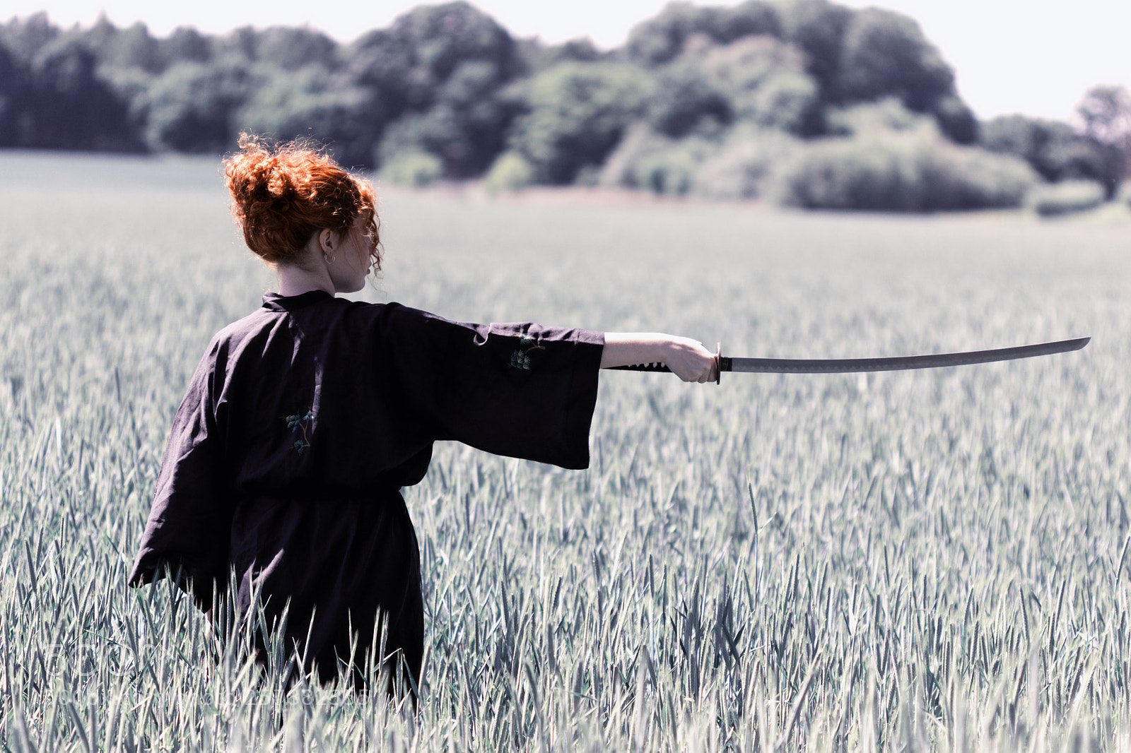 Canon EOS 600D (Rebel EOS T3i / EOS Kiss X5) sample photo. Women afro samurai photography