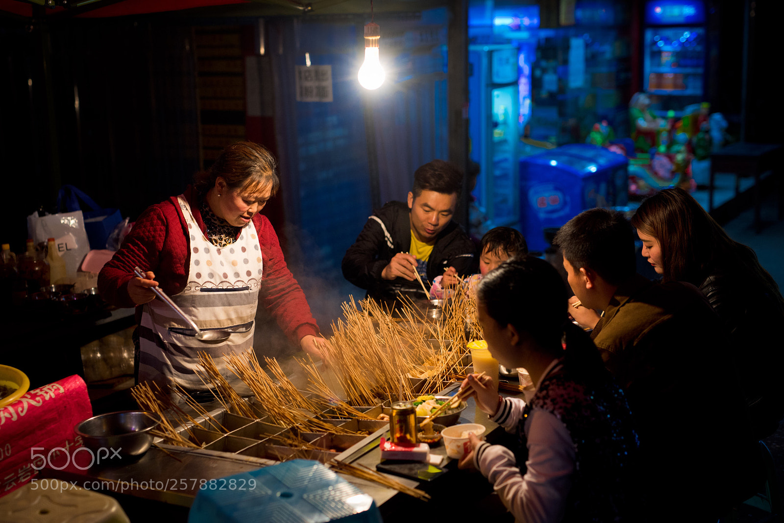 Nikon D750 sample photo. Food stand 小吃摊 photography