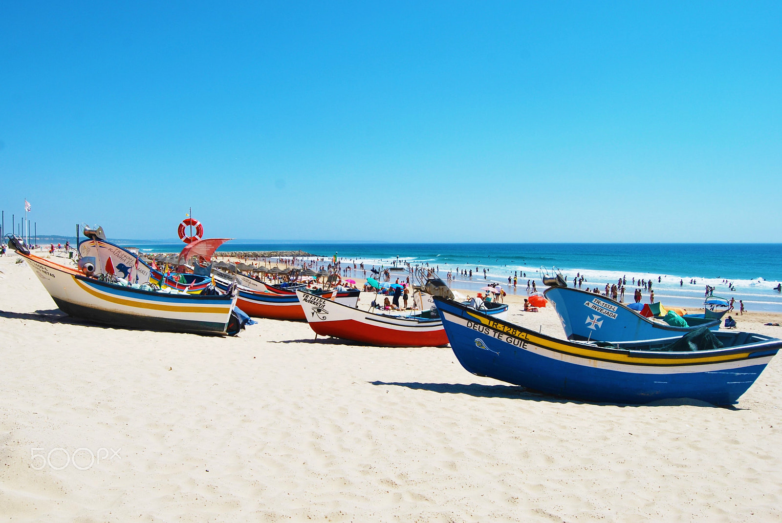 Nikon D60 sample photo. Boats on costa da caparica, portugal photography