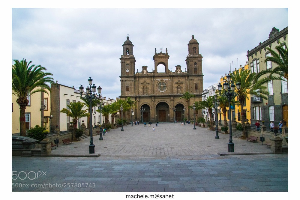 Nikon D5300 sample photo. Cathedral of las palmas photography