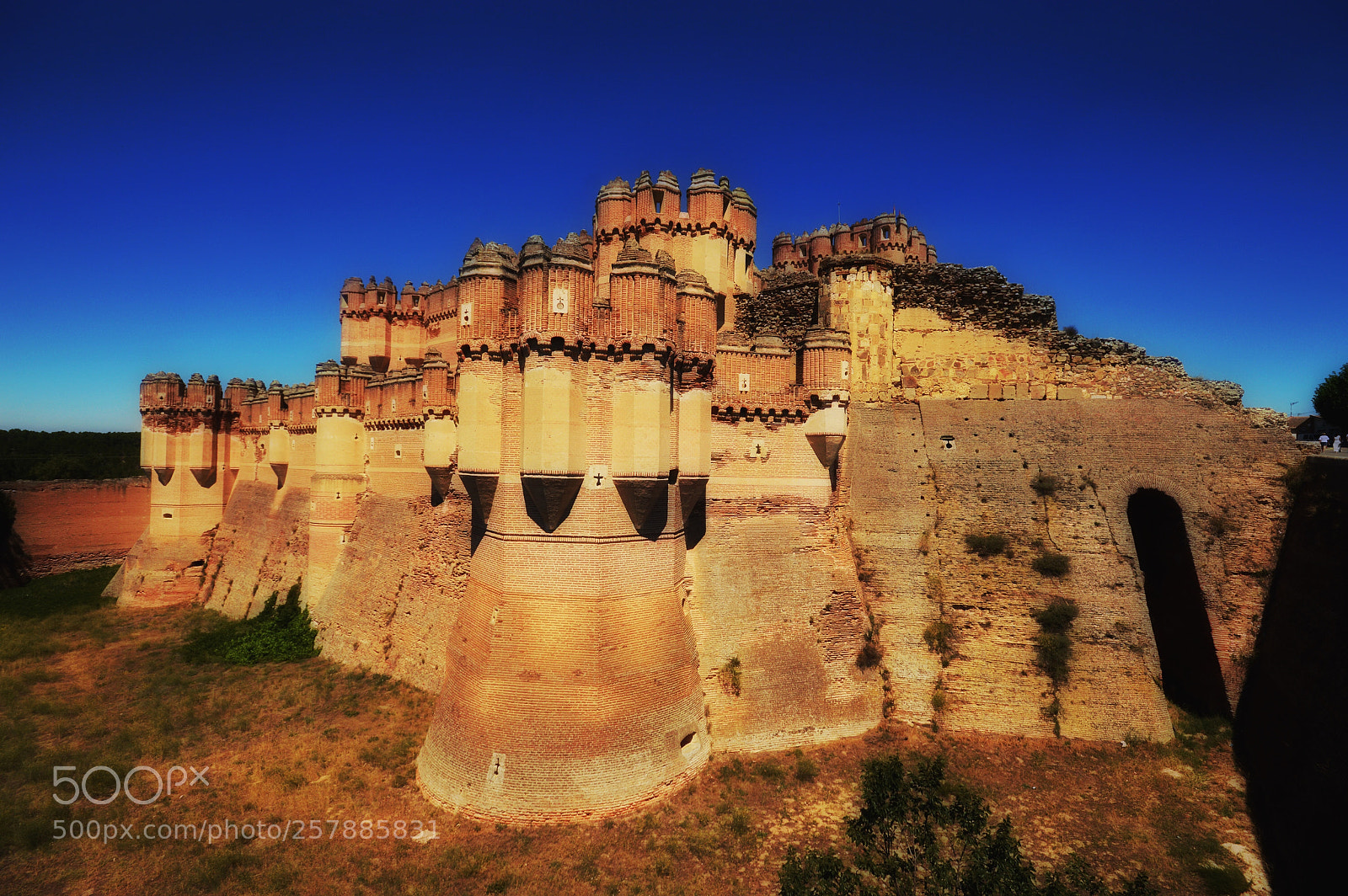 Nikon D3200 sample photo. Castillo de coca (segovia) photography