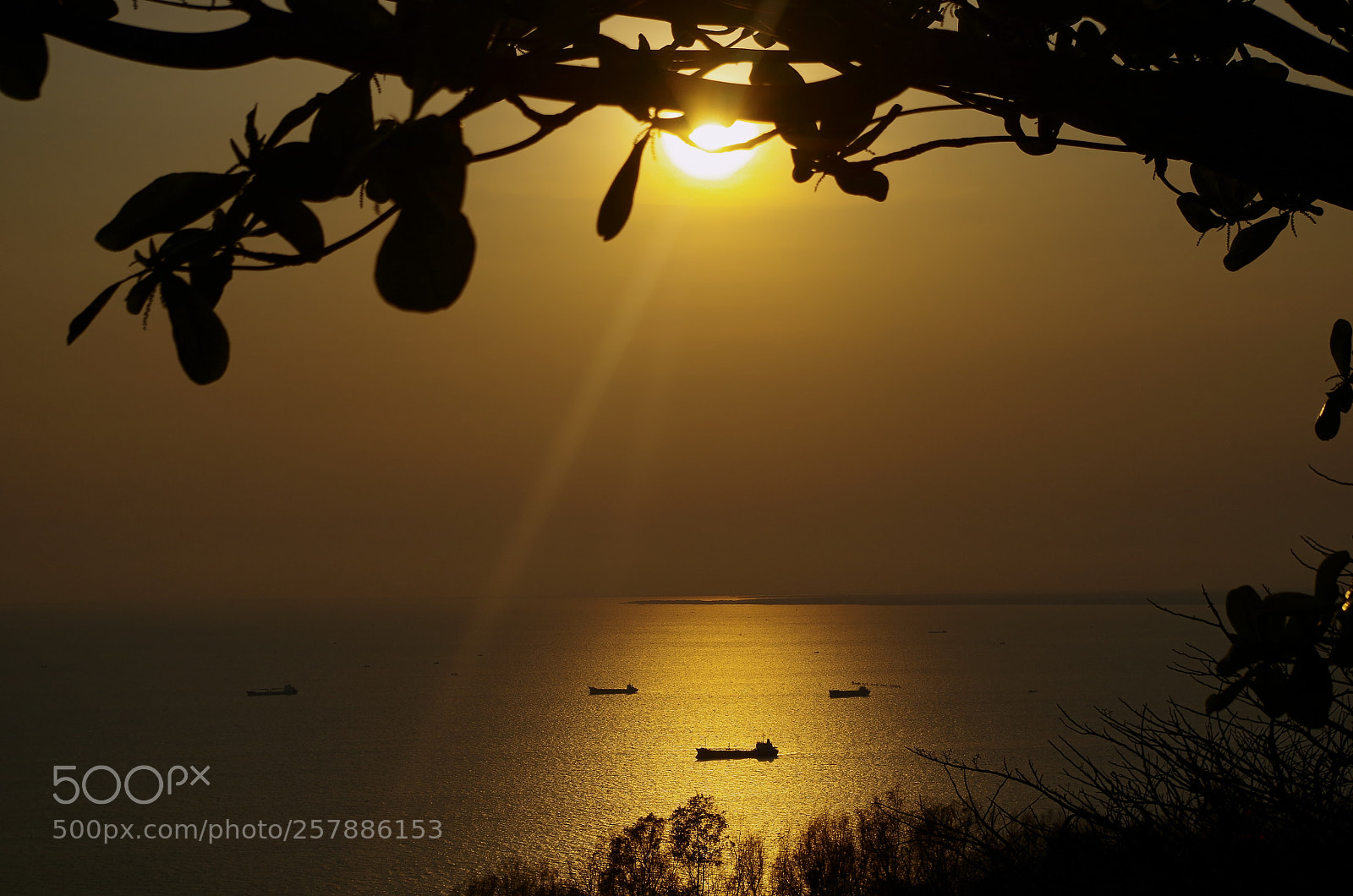 Pentax K-50 sample photo. Sunset on the sea photography