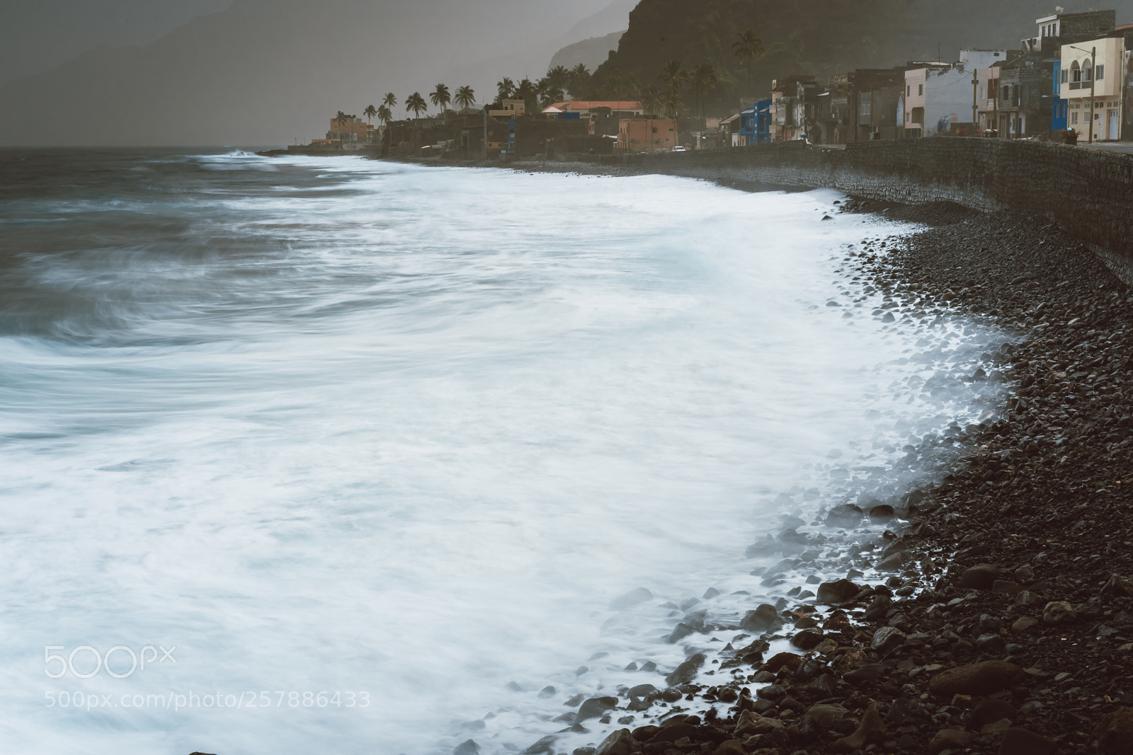 Sony a7 II sample photo. Long exposure foam ocean photography