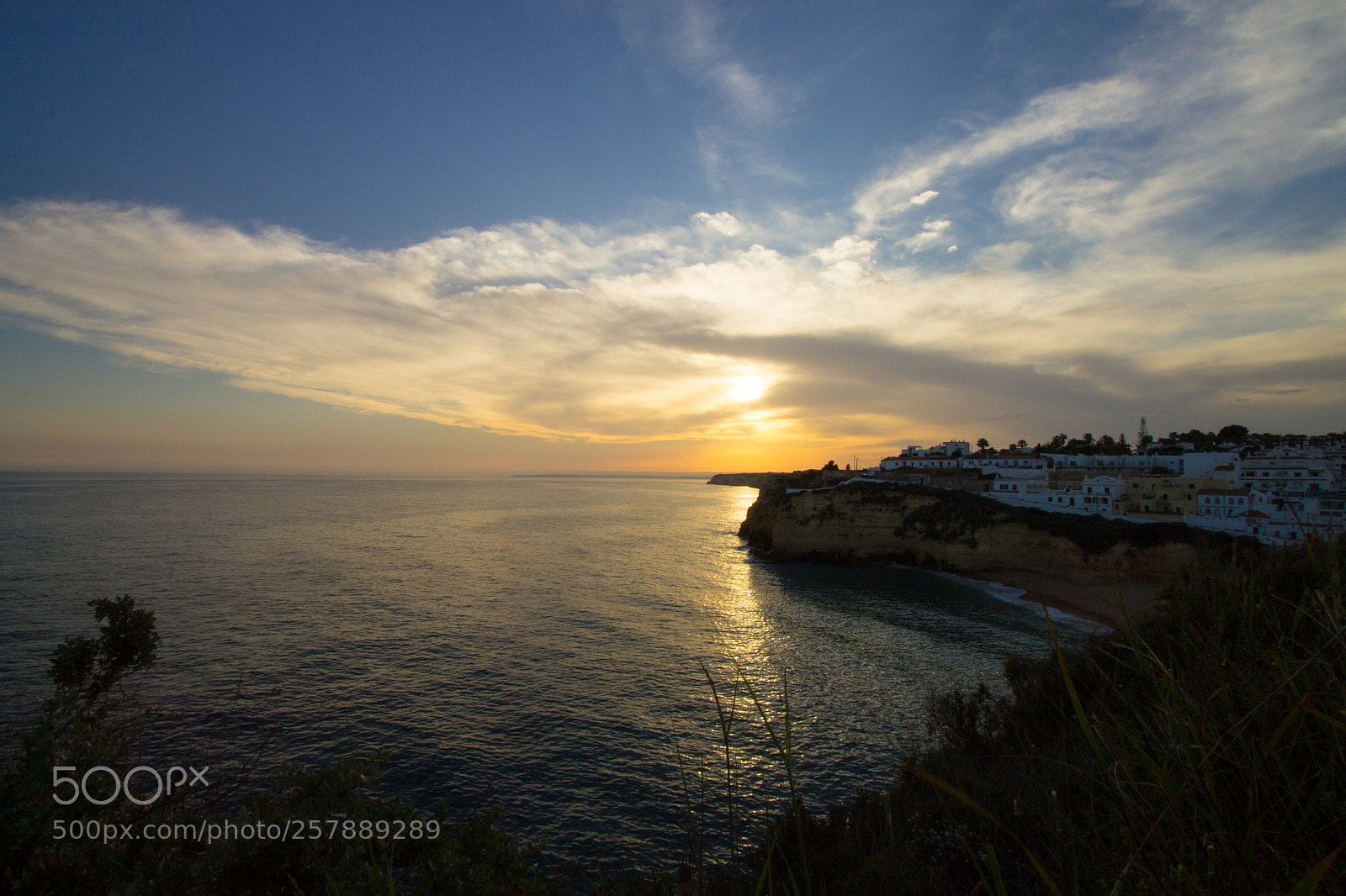 Canon EOS 1100D (EOS Rebel T3 / EOS Kiss X50) sample photo. Sunset from carvoeiro photography