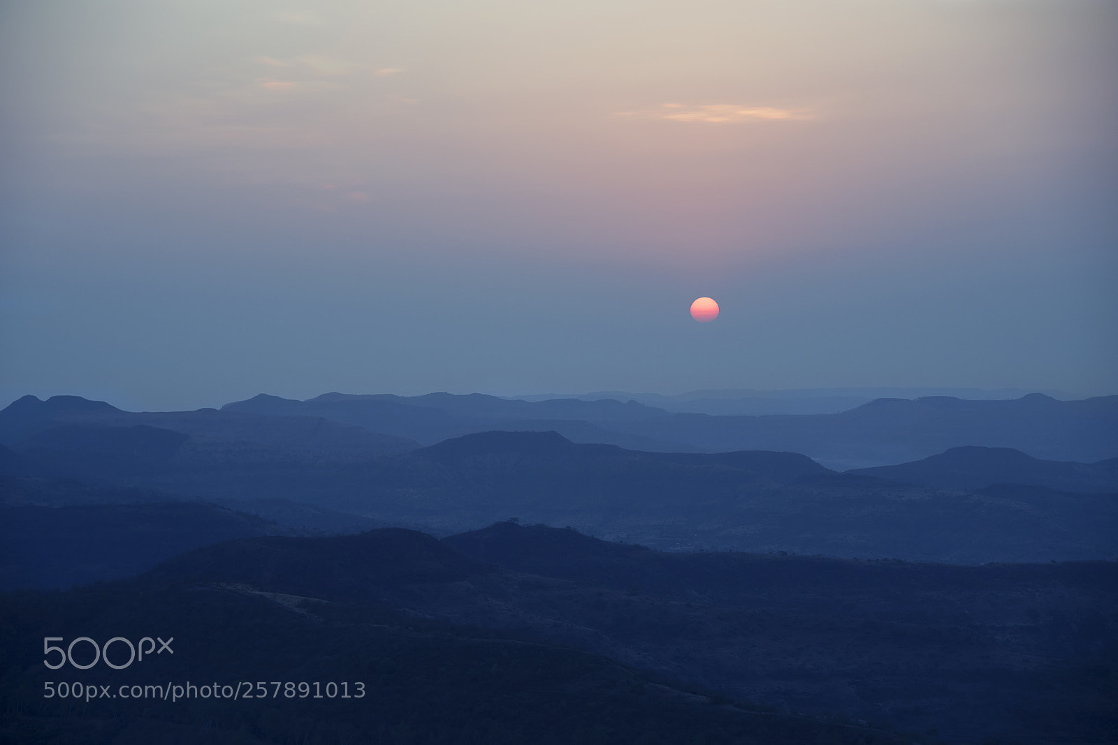 Nikon D750 sample photo. Mountain blues at sunrise photography