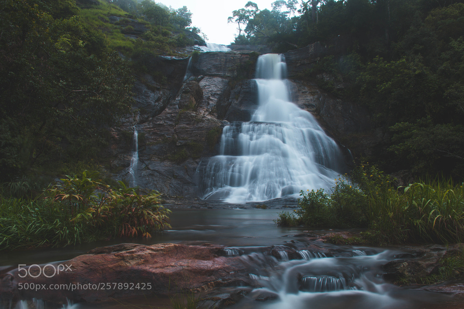 Nikon D7500 sample photo. Waterfall in srilanka photography