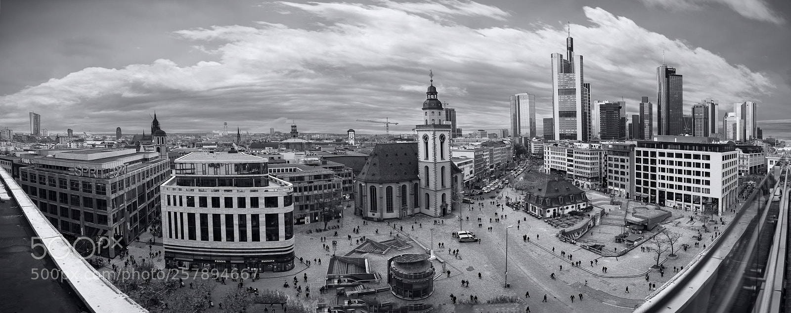 Nikon D610 sample photo. Frankfurt skyline photography