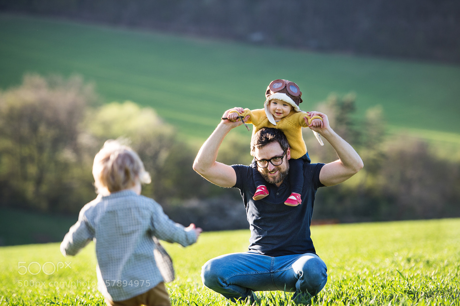 Nikon D5 sample photo. A father with his photography