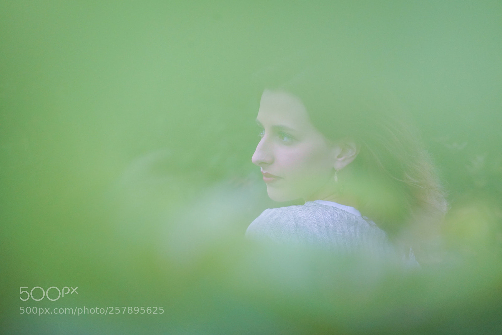 Sony a7R III sample photo. Green lady photography