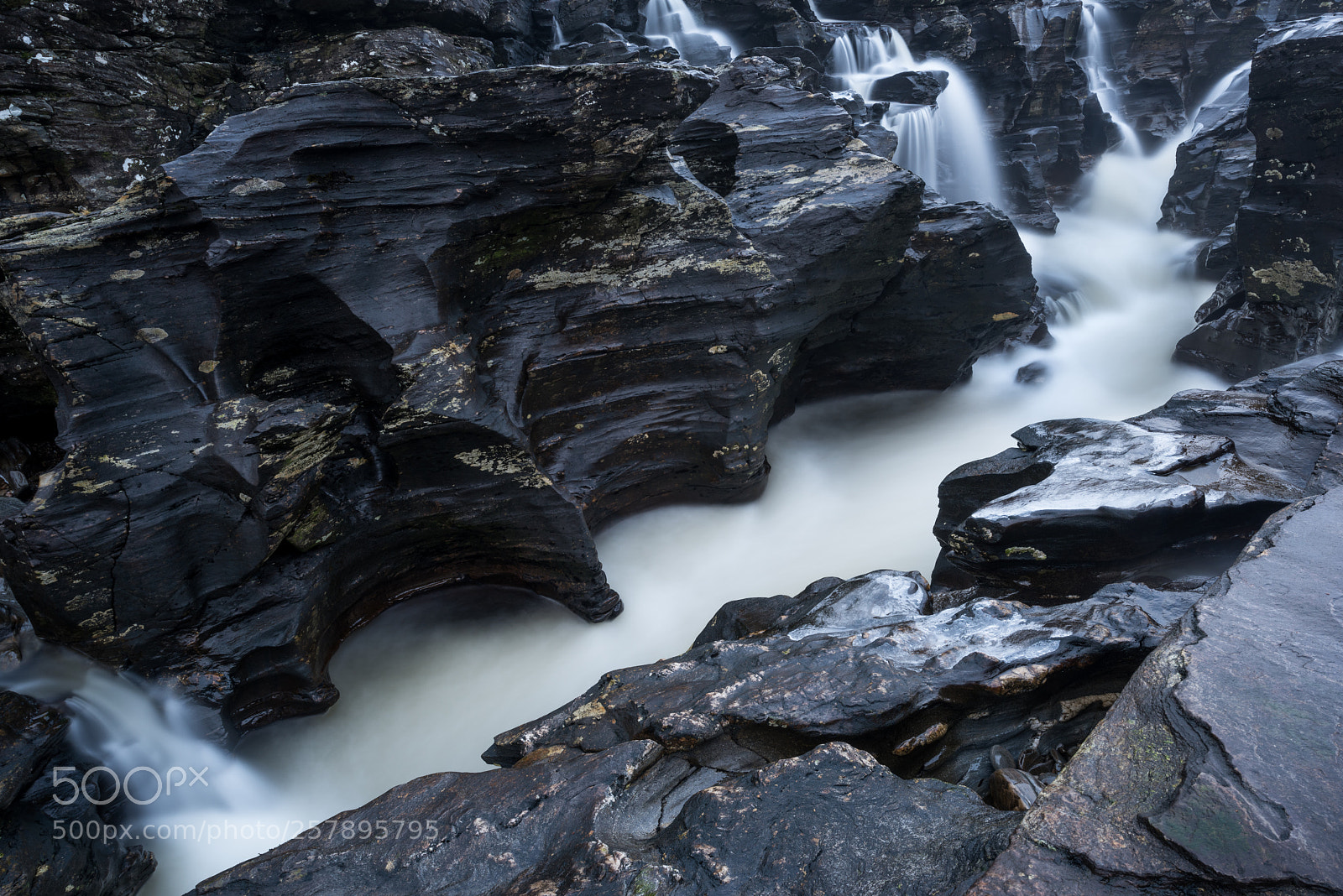 Nikon D810 sample photo. Glen orchy falls #2 photography