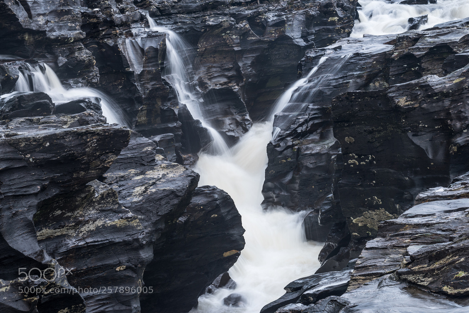 Nikon D810 sample photo. Glen orchy falls #6 photography