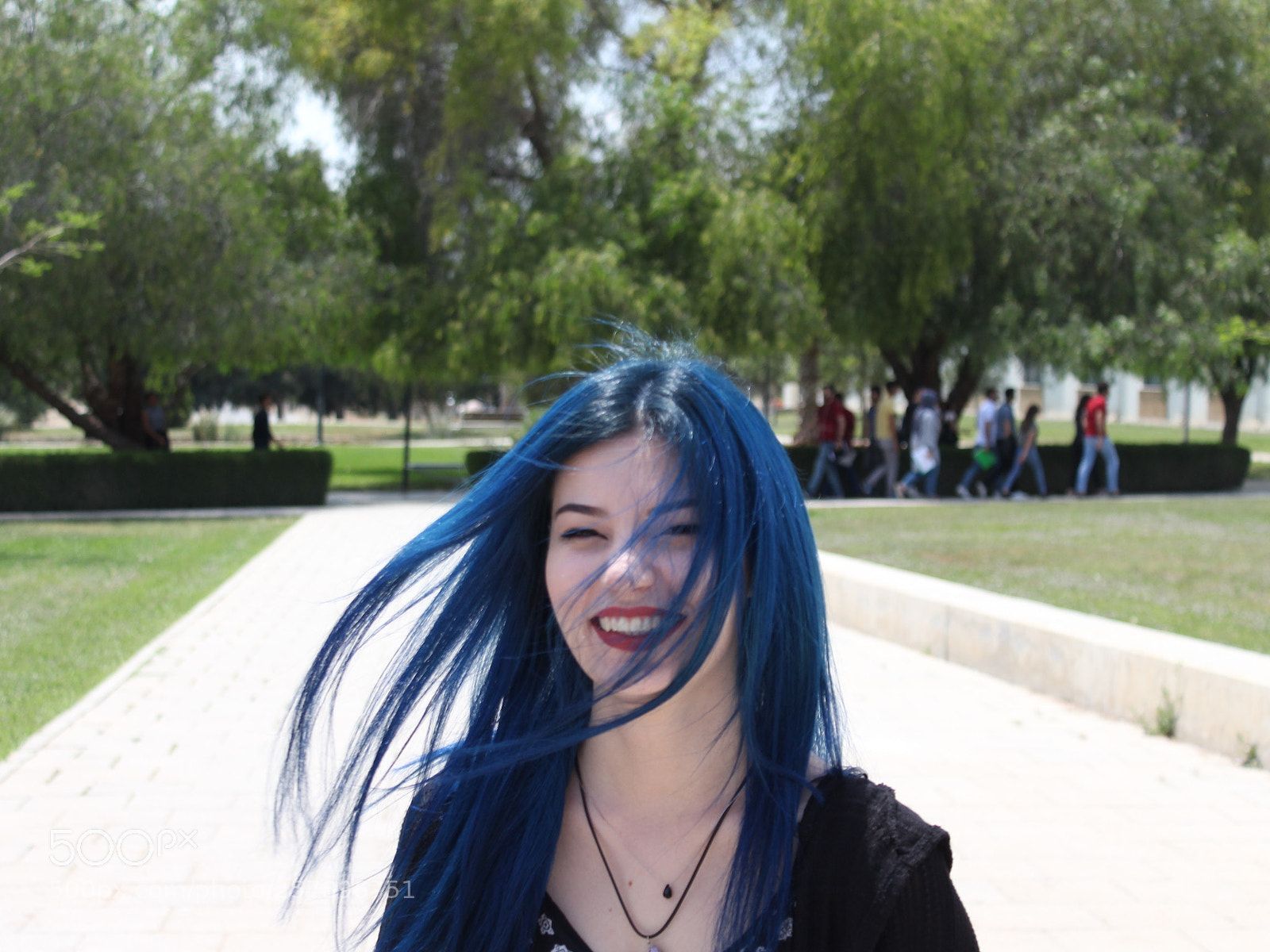 Canon EF-S 18-55mm F3.5-5.6 III sample photo. True blue photography