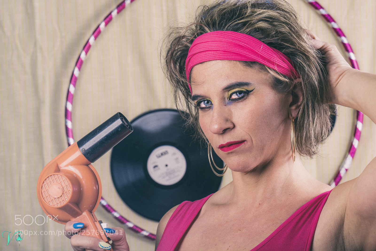 Nikon D750 sample photo. Valery model anni 80 style photography