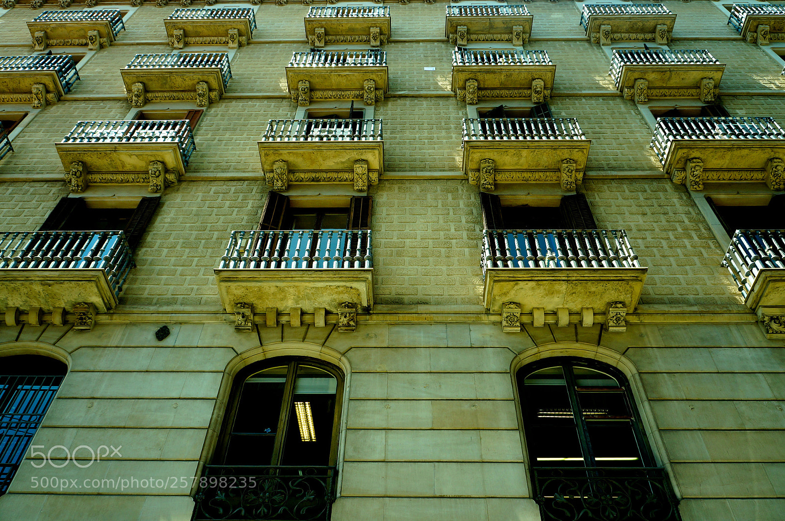 Sony Alpha NEX-5N sample photo. Balconies in barcelona oldtown photography