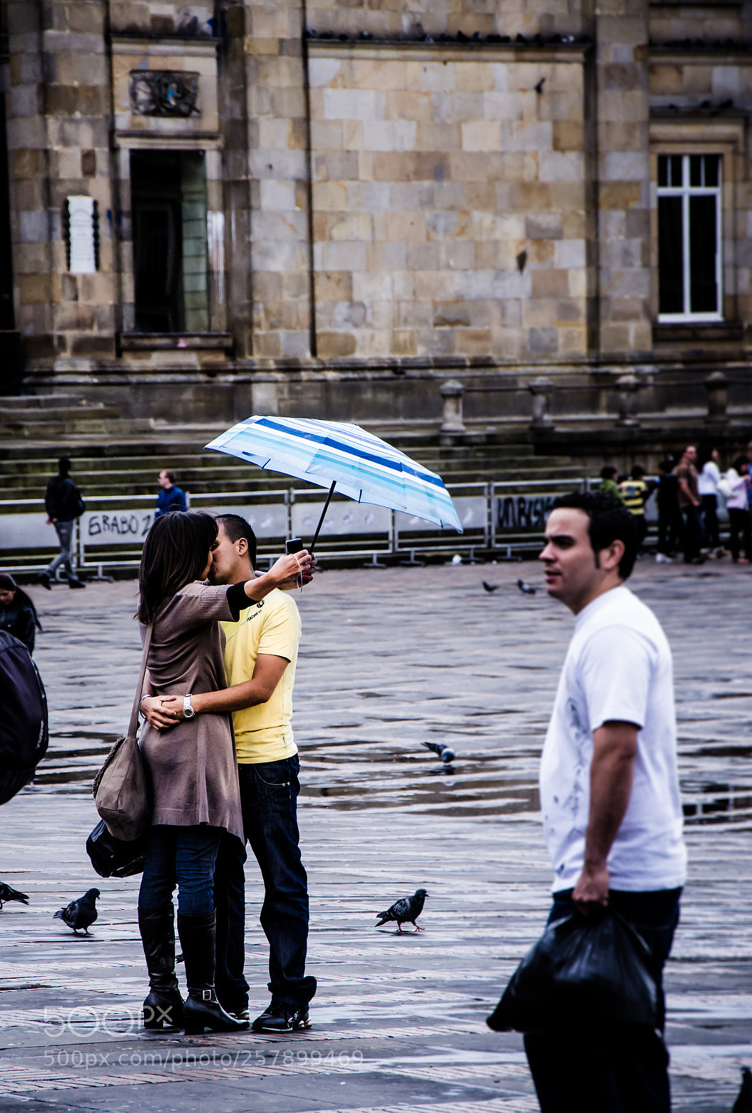 Nikon D7000 sample photo. Novios - plaza de photography